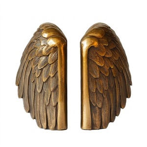 OEM Customized High End Premium Rinocer <b>Decorative</b> Antique Finish For Office Home <b>Decoration</b> Bookend Usually For <b>Books</b> - Product Image 6