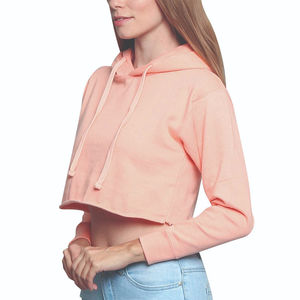 Sudaderas Cortas Casuales de Moda para Mujer, Manga Larga, Cuello Redondo, Estampadas, Tops de Otoño, Sudaderas con Logo Sólido - Product Image 6