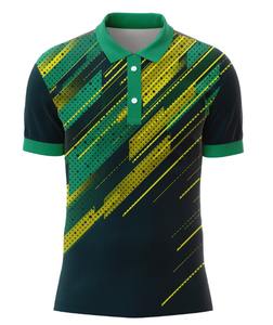 เสื้อคริกเก็ตดีไซน์ใหม่ ชุดทีมพร้อมโลโก้แบบซับลิเมชั่นและภาพสีสันสดใส ระบายอากาศได้ดี ไซส์ใหญ่พิเศษ ซับเหงื่อ - Product Image 2