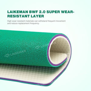 Suelo de PVC Aprobado por la BWF para Canchas de Bádminton, Piso Deportivo de Vinilo Antideslizante para Gimnasios y Locales Deportivos Interiores - Product Image 4