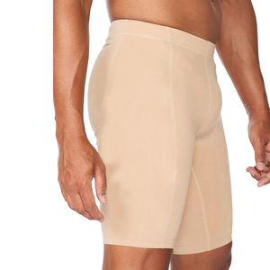 Pantalones Cortos de Compresión para Hombre al por Mayor, de Alta Calidad, para Gimnasio, Fitness, Entrenamiento, Deportes, Correr, Natación, Baratos, de Spandex Sólido con Logotipo - Product Image 2