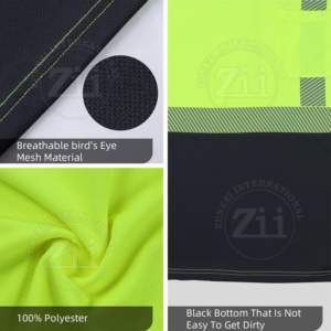 Camisa Reflectante de Alta Visibilidad Naranja FR para Hombre, Ropa de Trabajo, ANSI/EN ISO Clase 1, con Luz LED, Impermeable, Logotipo Personalizado, Transpirable, Venta al Por Mayor - Product Image 5