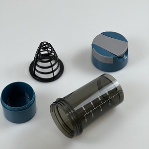 Bouteille en plastique de 600 ml avec infuseur à thé, étanche, écologique, réutilisable pour la salle de sport, le camping, le sport et la voiture - Product Image 6