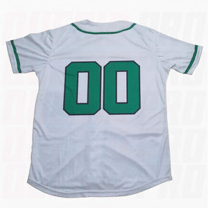 Custom White <b>Green</b> Gray Authentic Baseball Jersey High-Quality Sports Team Uniform Breathable Lightweight Design for Men - Product Image 5