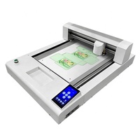 Cortadora automática de vinilo de corte de contorno plano para etiquetas DTF UV película pegatinas papeles