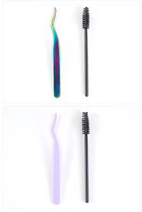Pinzas de Precisión para Pestañas de Acero Inoxidable con Punta Suave en Varios Colores para Uso Profesional - Product Image 4