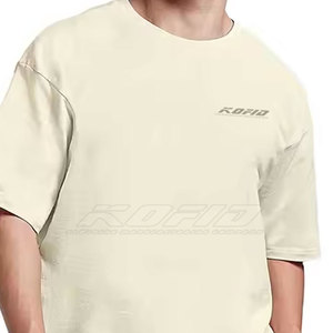 T-shirts surdimensionnés pour hommes Signature, coton premium, style streetwear, coupe décontractée, commande en gros, fabricant - Product Image 6