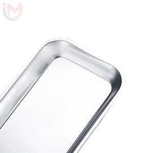 Bandeja Médica Manual de Acero Inoxidable, Porta Instrumentos Rectangular, Herramientas Quirúrgicas para Uso en Clínicas Dentales y Hospitales - Product Image 2