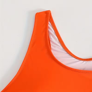 Soutien-gorge de sport dos en V Naked Beauty, long, sexy, respirant, en nylon léger, sans coutures, pour la gym, le yoga et le fitness - Product Image 4