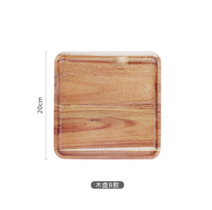 Plateau de service en bois d'acacia pour le thé, le café et les aliments - Product Image 3