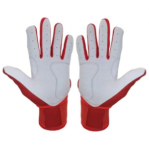 Guantes de Bateo de Béisbol Personalizados para Hombre y Jóvenes, Palma de Cuero Premium, Transpirables, Ligeros y Duraderos, Guantes de Entrenamiento - Product Image 1