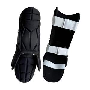 WARPRO INDUSTRY - Espinilleras de Fútbol Profesionales Amarillas de EVA con Protección de Tobillo, Diseño Ligero, Correas de Gancho y Bucle - Product Image 3