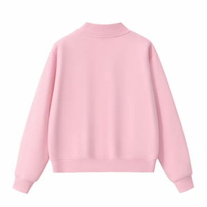 Sweat-shirt à col montant unisexe, coupe oversize, en molleton de coton uni, style streetwear décontracté, pour impression personnalisée - Product Image 3