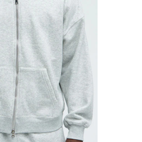 Sweat à capuche zippé personnalisé pour homme, en molleton épais, coupe décontractée, poches fendues, vêtements streetwear décontractés, fabricant