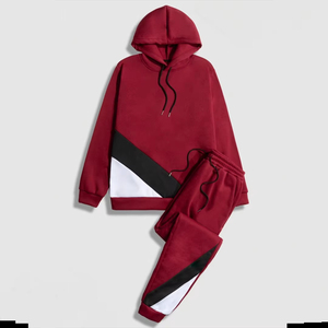 Ensemble de survêtement unisexe à capuche zippé, couleur unie, respirant, 100 % coton, streetwear pour adultes, automne, réversible - Product Image 6