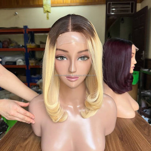 Perruque en cheveux humains vietnamiens de qualité supérieure, cheveux bruts, perruques Lace Front lisses, densité 200 %, sans nœuds, style libre - Product Image 3