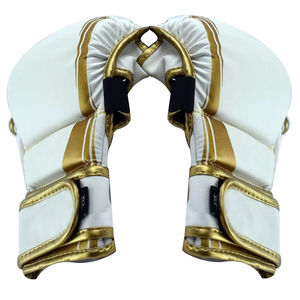 Gants de boxe en cuir NAZMA de haute qualité avec fermeture et maintien sécurisé du poignet, personnalisables pour adultes - Product Image 5