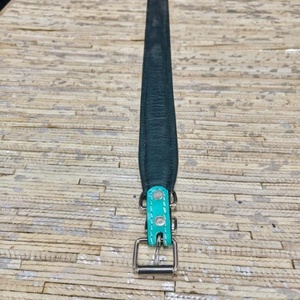 Collar de Cuero Genuino Vintage Venus Leathers para Perro, con Bordado, Hebilla Metálica, Impermeable, Accesorio de Moda y Lujo para Bolsos - Product Image 3