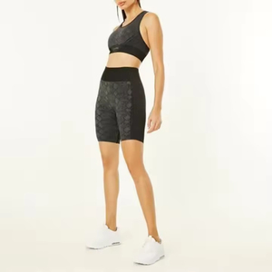 Soutien-gorge de sport côtelé sans couture de haute qualité pour femme, léger, respirant, pour la gym et le fitness, avec impression push-up - Product Image 4