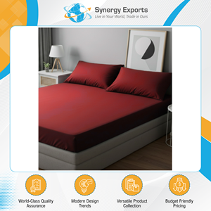 Reputed Supplier Selling Standard Quality High Rich Category <b>4</b> Pcs Polyester Bedsheet Set at Competitive Wholesale Rates - Product Image 2
