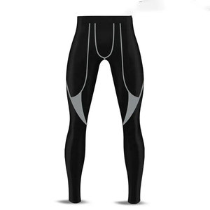 Ensemble de fitness compressif 2 pièces pour hommes, respirant, pour la gym et la course à pied, vente en gros personnalisée - Product Image 3