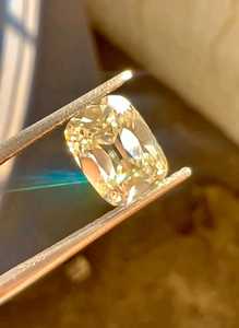 Diamant de laboratoire IGI de 3 à 5 carats, jaune clair champagne, taille coussin, provenance ancienne mine, pour la fabrication de bagues, boucles d'oreilles, pendentifs et bijoux - Product Image 2
