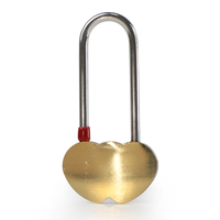 Cadenas à clé pour amoureux, en laiton massif gravé, en forme de double cœur, pour mariage et anniversaire, symbole d'amour éternel