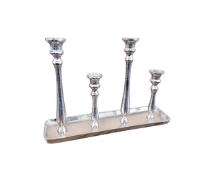Porte-bougie en aluminium de marque privée avec finition élégante pour la décoration de la maison et comme centre de table. - Product Image 5