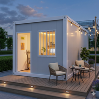 Maison conteneur préfabriquée de luxe en acier de 20 pieds, prête à vivre, mini-villa pour maison moderne, hôtel, bureau, maison mobile certifiée CE