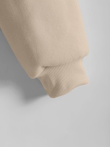 Nuevas sudaderas con capucha beige para mujer, diseño liso, venta al por mayor, sudaderas con capucha personalizadas con logotipo, sudaderas con capucha para mujer con bolsillos - Product Image 4