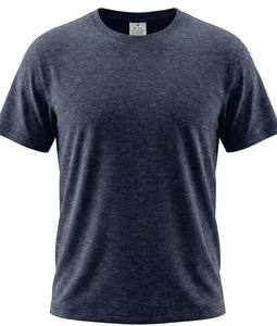 Camiseta casual de punto con cuello redondo y manga corta para hombre, antiarrugas, ecológica, transpirable, de corte regular, para verano. - Product Image 1