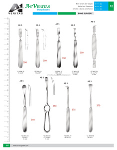 ชุดเครื่องมือผ่าตัดกระดูกสแตนเลสเกรดมืออาชีพ A-1 VERITAS สำหรับการผ่าตัดกระดูกที่มีความแม่นยำสูง - Product Image 3