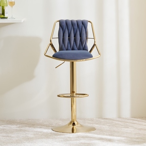 Noura <b>Bar</b> Chair Grey Colour Modern Counter <b>Height</b> <b>Stool</b> Kitchen <b>Bar</b> Furniture Sleek Contemporary Design Cushioned Seat PU - Product Image 2