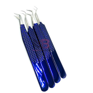 Pince à épiler en acier inoxydable haute durabilité, outil de beauté de précision, pointes fines, application précise des extensions de cils, salon professionnel - Product Image 3