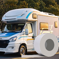 Ruban d'étanchéité pour toit de camping-car, bateau, remorque, résistant aux UV, durable, imperméable, blanc, simple face, pour réparation