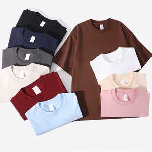 เสื้อยืดผู้ชายแบบยูนิเซ็กซ์สั่งทำพิเศษ ผ้าฝ้าย 100% กันยับ พิมพ์ลายดิจิทัล 220 กรัม แขนสั้น ทรงปกติ ผ้าถักเนื้อแน่น สีพื้น - Product Image 2