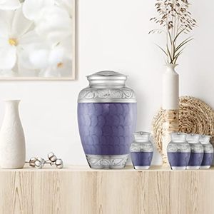 Urne funéraire haut de gamme pour cendres avec un design sophistiqué pour le stockage des restes d'adultes, les expositions commémoratives et les tributs familiaux - Product Image 1