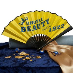 Abanico Plegable Sigma Gamma Rho, RHOyal Beauty Since 1922, Abanico Griego de la Hermandad, Elegante y Ligero, Accesorio de Mano - Product Image 5
