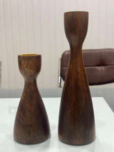 Portavelas de Madera Hecho a Mano con Diseño Fantástico, Tamaño Personalizado, Precio Bajo, Decoración Navideña para Mesa, Linterna Ovalada Estilo Indio - Product Image 4