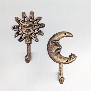 Crochets muraux en forme de coquille dorée faits à la main, porte-manteau décoratif en métal, résistant à la rouille, style tropical, à fixer au mur - Product Image 6