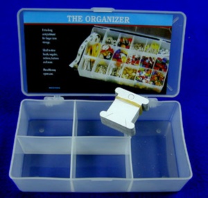 Boîte de rangement à 5 compartiments DK-606 |   Boîte organisatrice de fils à broder avec 5 compartiments, rangement pour couture, nouveau design - Product Image 5