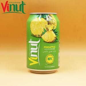 Lata de 330ml (enlatada) sabor original proveedor de jugo de piña personalización gráfica libre de grasa certificado BRC - Product Image 1