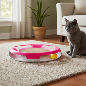 Juguete para Gatos Race & Scratch, Árbol para Gatos y Rascador de Plástico de 37 cm - Product Image 3