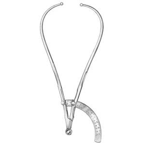 Pelvimetros Martine de Alta Calidad con Escala en CM y Pulgadas, Instrumentos Quirúrgicos Básicos Reutilizables de Acero, Manuales, de Alta Calidad, con Certificación CE, de Grip Surgical - Product Image 2