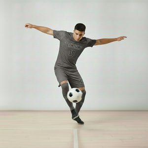 Conjunto de Camisetas de Fútbol de Poliéster Sublimado con Logotipo Frontal Personalizado, Ropa Deportiva Transpirable de Secado Rápido - Product Image 2