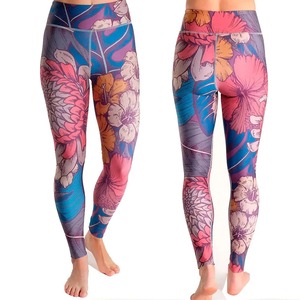 Pantalon évasé de sport d'été pour femme, taille mi-haute, jambe large, ample, plissé, respirant, extensible, motif uni, taille élastique, séchage rapide - Product Image 1