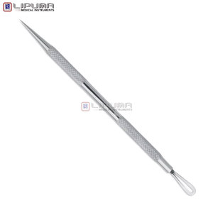 Coupe-ongles robuste en acier inoxydable OEM ODM avec verrou de sécurité, lame courbée, éliminateur de callosités pour seniors, râpe à pieds, repousse-cuticules - Product Image 3