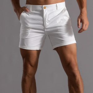 Pantalones Cortos Bermuda KATIN para Hombre, 100% Algodón, Color Sólido, Cintura con Cordón Ajustable, Resistentes al Viento, Logotipo Frontal, Estilo Urbano con Bolsillos - Product Image 5