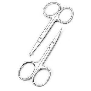 Ciseaux à cuticules professionnels en acier inoxydable à pointe incurvée russes, les plus vendus, avec une conception durable - Product Image 1