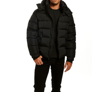 <b>Men's</b> Hooded Puffer <b>Jacket</b> Heavyweight Winter Bubble Coat Warm Quilted Parka Streetwear Padded Outwear - Product Image 4